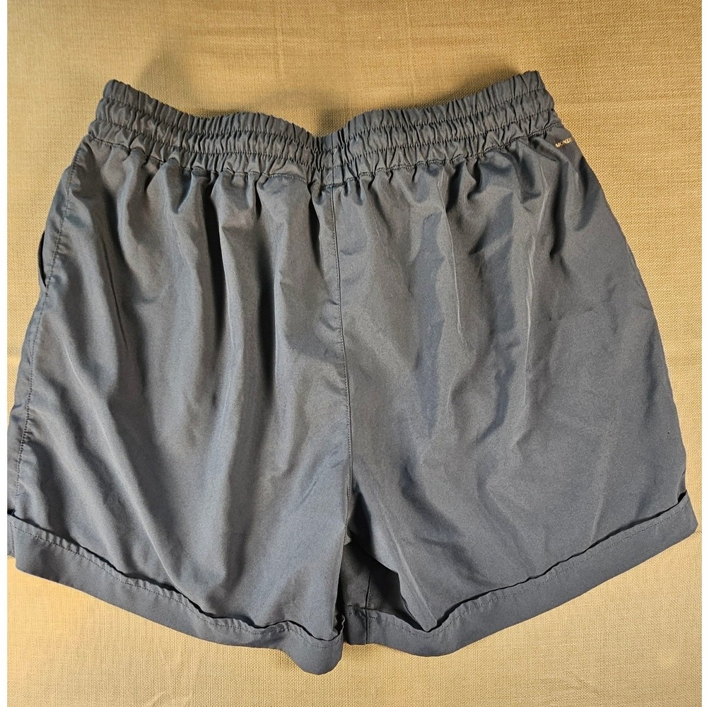 Mondetta Womens XL Slate Blue Elastic Waist Drawstring Active Shorts Pockets - Picture 8 of 9